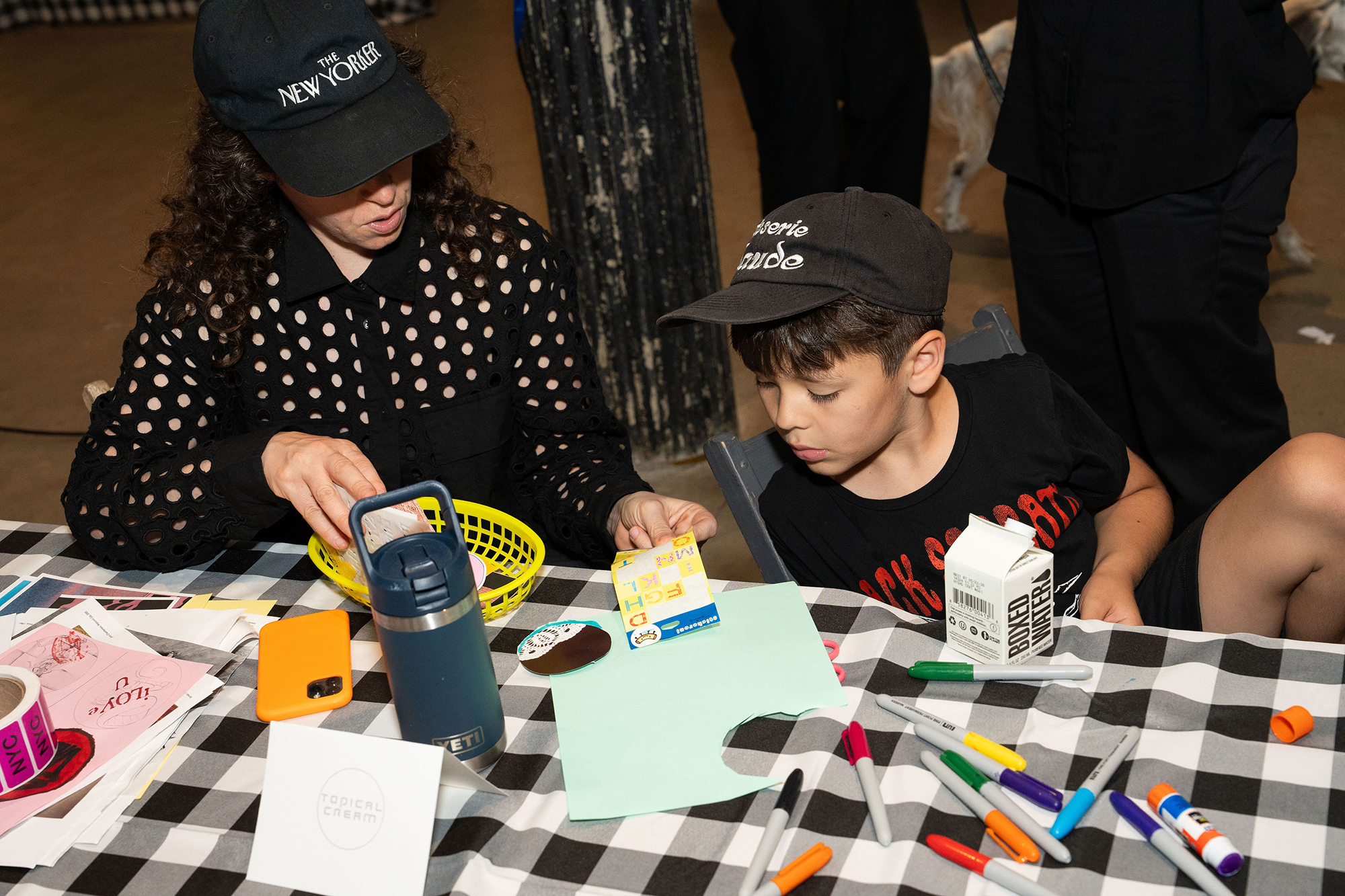 Topical Cream Youth Lecture Series Juliana Huxtable, Button Making, Artist Space.